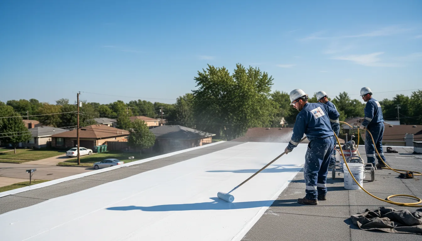 Commercial roof coating in Steubenville, OH near me
